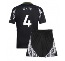 Arsenal Ben White #4 Koszulka Wyjazdowa dzieci 2024-25 Krótki Rękaw (+ krótkie spodenki)
